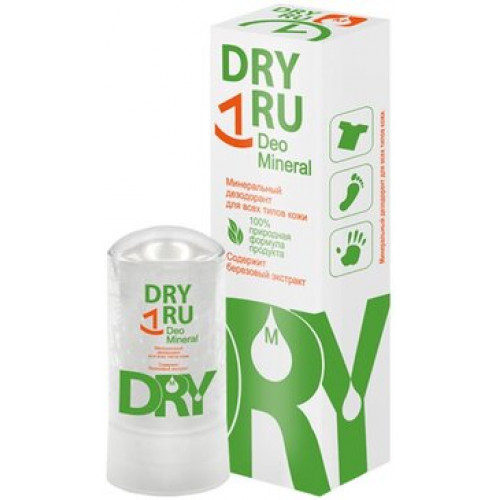 DRYRU (ДРАЙ РУ) део минерал дезодорант минеральный для всех типов кожи 60г