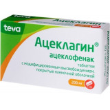 Ацеклагин таблетки с модифицированным высвобождением п/п/о 200 мг 30 шт