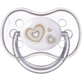 Canpol babies соска-пустышка 6-18мес. силиконовая круглая белая 1 шт newborn baby