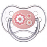 Canpol babies соска-пустышка 6-18мес. силиконовая круглая розовая 1 шт newborn baby