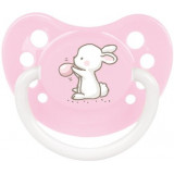 Canpol babies соска-пустышка 0-6мес. силиконовая розовая little cutie