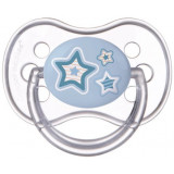 Canpol babies соска-пустышка 6-18мес. силиконовая круглая голубая 1 шт newborn baby