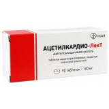 Ацетилкардио-ЛекТ таб 100 мг 90 шт
