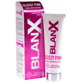 Blanx PRO Glossy Pink Зубная паста отбеливающая Глянцевый Эффект 75 мл