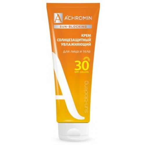 Achromin sun-blocking крем для лица и тела солнцезащитный spf30 250мл