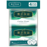 Elleair lotion tissue салфетки бумажные ароматизированные 12 шт x4 с раст.экстрактами и увлаж.компонентами