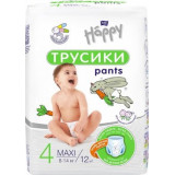 Bella baby happy подгузники-трусики детские 4/maxi 8-14кг 12 шт