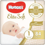 Huggies Elite Soft подгузники 3-5кг 84 шт