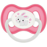 Canpol babies пустышка 0-6мес силиконовая симметричная розовая 23/268 250989228 bunny&company