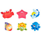 Набор игрушек 6+ для ванной морские обитатели 6 шт ROXY-KIDS