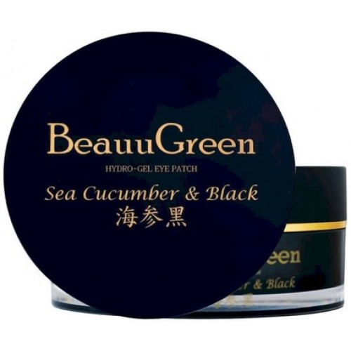 Beauugreen маска для век sea cucumber black hydrogel eye patch 60 шт стандарт