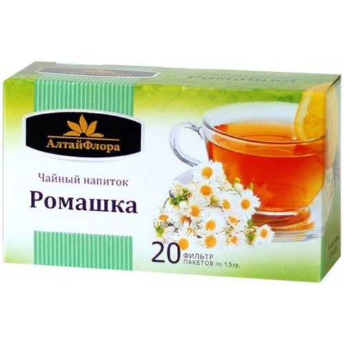 Алтайфлора напиток чайный ромашка аптечная 1.5г ф/пак 20 шт