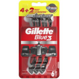 Gillette blue 3 бритва одноразовая 4 шт +2