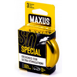 Презервативы точечно-ребристые Maxus special 3 шт