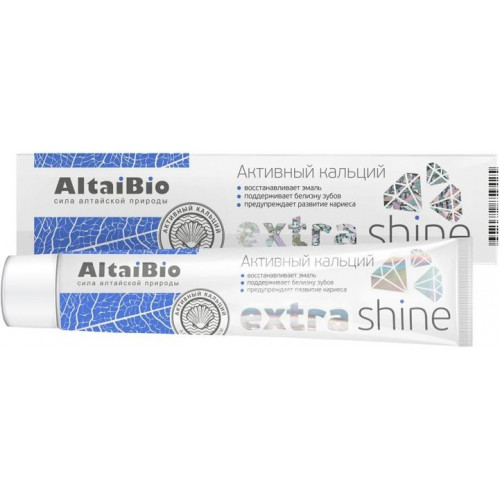 Altaibio паста зубная для укрепления эмали активный кальций 75мл