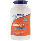 NOW Omega-3, Омега-3 180EPA/120DHA 1000 мг капс 200 шт
