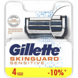 Gillette skinguard sensetive кассеты сменные для безопасных бритв 4 шт