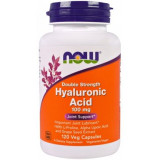 NOW Hyaluronic Acid, Гиалуроновая Кислота с Пролином 100 мг капс 120 шт