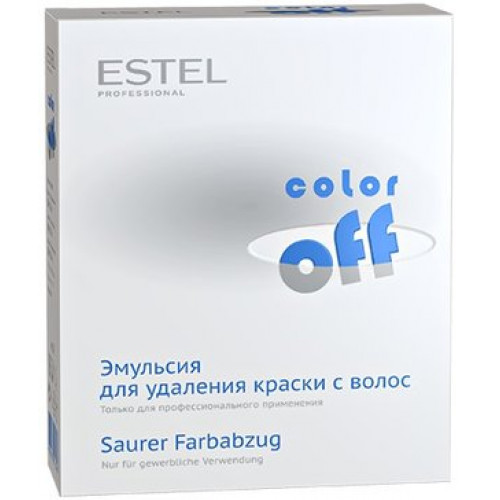 Эмульсия для удаления стойких красок с волос 120мл 3 шт Estel color off