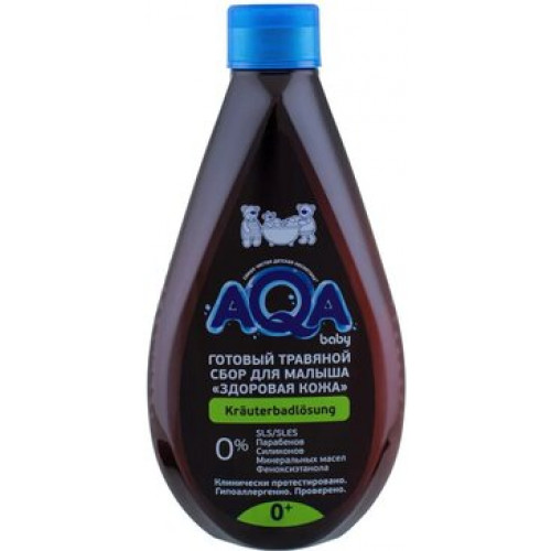 AQA Baby Готовый травяной сбор для ванн Здоровая кожа 500 мл