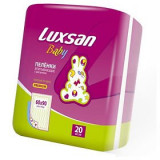 Luxsan baby пеленки впитывающие с рисунком 60х90см 20 шт