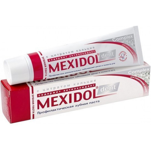 Мексидол дент комплекс паста зубная 65мл против пародонтита