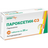 Пароксетин-СЗ таб п/п/об 20мг 30 шт