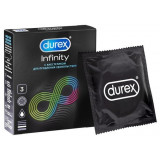 Durex презервативы гладкие infinity 3 шт с анестетиком