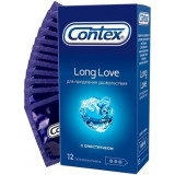 Презервативы Contex Long Love с анестетиком 12 шт