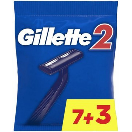 Gillette -2 станки одноразовые 10 шт