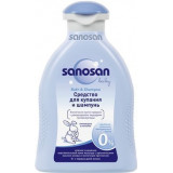 Sanosan Baby средство для купания и шампунь 200мл