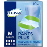 Tena pants plus подгузники-трусы для взрослых р.m 80-110см 10 шт