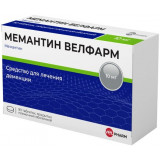 Мемантин велфарм таб. 10 мг 90 шт