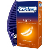 Презервативы ультратонкие Contex Lights 12 шт