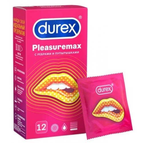 Презервативы Durex Pleasuremax 12 шт
