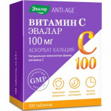 Витамин С 100 мг Аскорбат кальция таб 100 шт