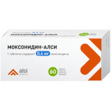 Моксонидин-алси таб. 0.4 мг 60 шт