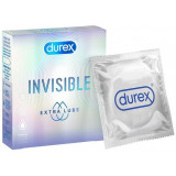 Презервативы Durex Invisible Extra Lube 3 шт