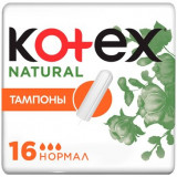 KOTEX Тампоны Natural Normal 16 шт