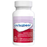 Кальцемин, комплекс кальция, витамина D3 и минералов, таблетки, 120 шт., Байер