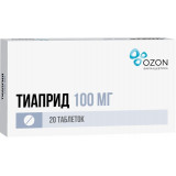 Тиаприд таб 100 мг 20 шт