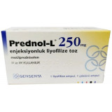 Преднол-Л лиофилизат для приготовления раствора для инъекций 250 мг 1 фл, в комплекте с растворителем (вода для инъекций)