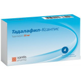 Тадалафил-Ксантис таб 20 мг 4 шт