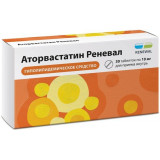 Аторвастатин Реневал таб 10 мг 30 шт