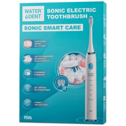 Зубная щетка электрическая WATERDENT SONIC SMART CARE