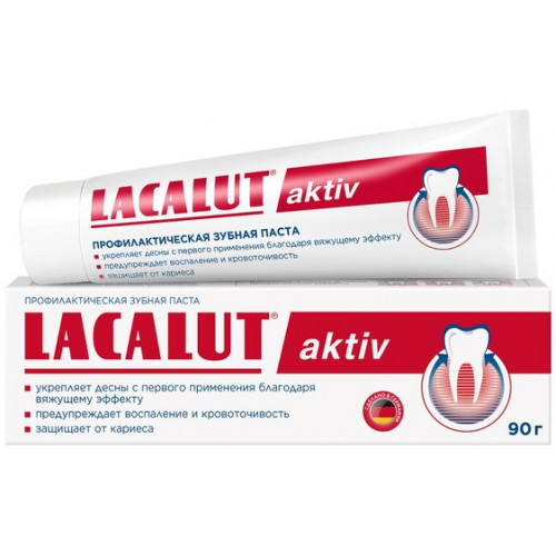 LACALUT aktiv зубная паста 90 г