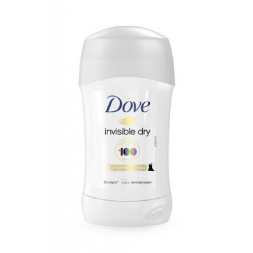 Dove дезодорант-стик 40мл невидимый антиперспирант