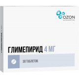 Глимепирид таб 4мг 30 шт озон