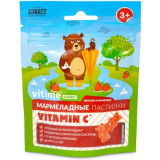 Vitime gummy пастилки жев. мармеладные витамин С 30 шт клубника