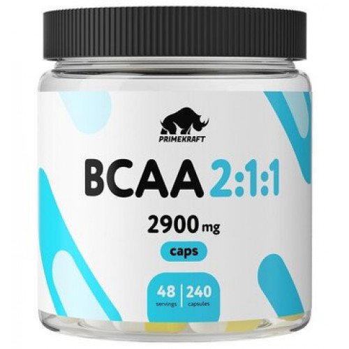 Prime Kraft Аминокислоты BCAA 2:1:1 капс 240 шт